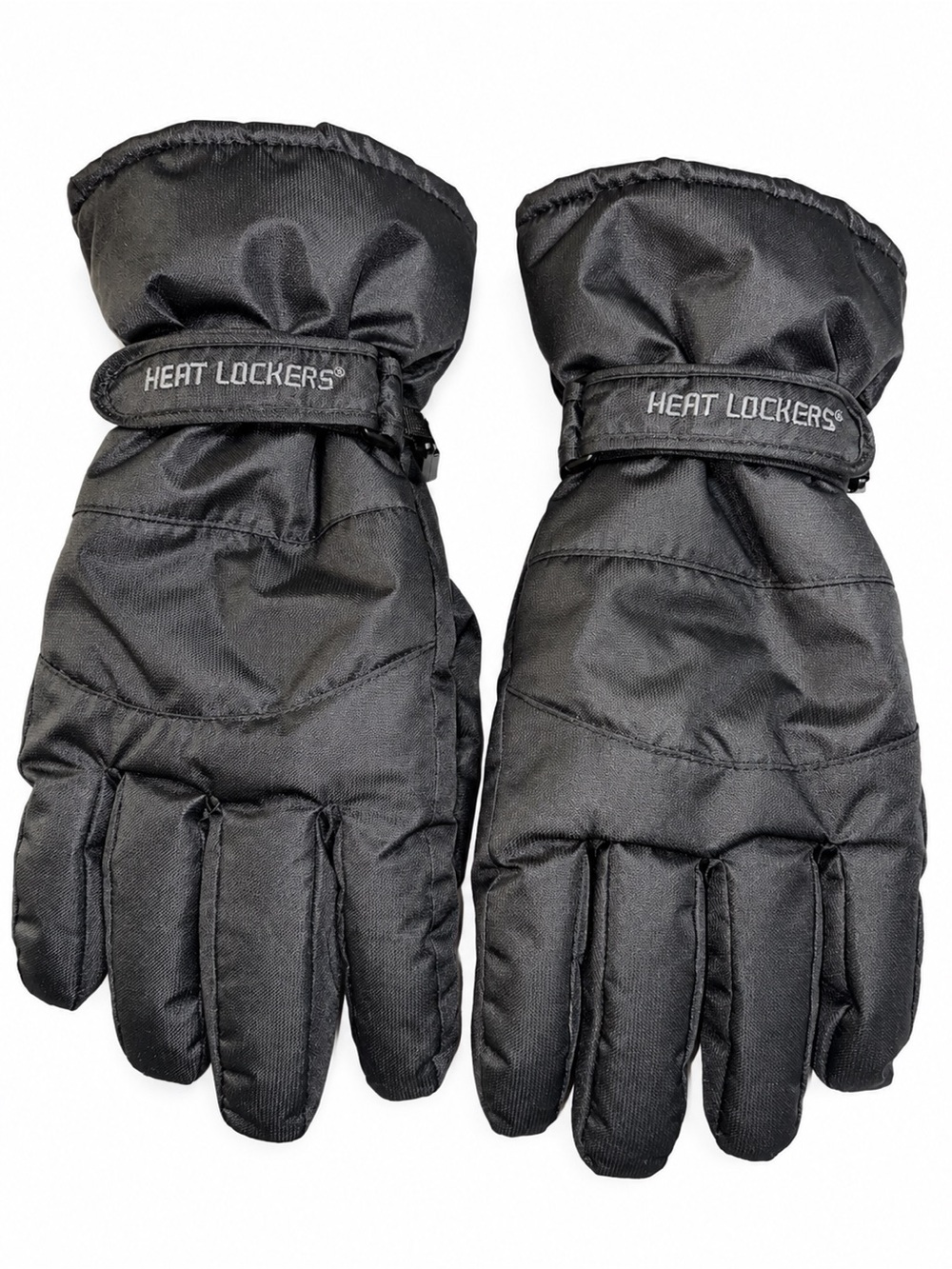Heat Lockers Men’s Performance Insulated Winter Gloves Black L/XL 3M Thinsulate